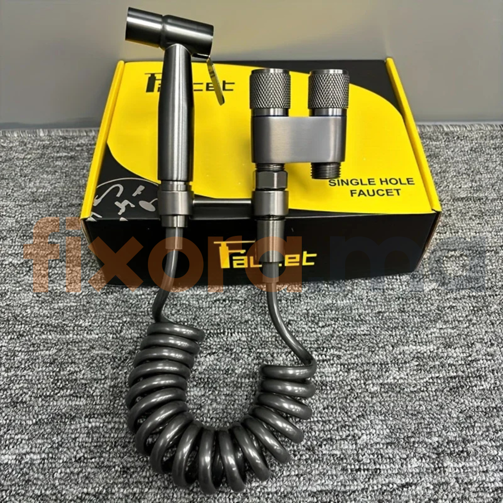 AquaClean Pro douchette WC hygienique acier inox Fixora