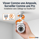 SecureEye™ — Caméra WiFi Ampoule 360