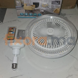AeroLum™ — Lampe Ventilateur LED 3-en-1 avec Télécommande | Fixorama