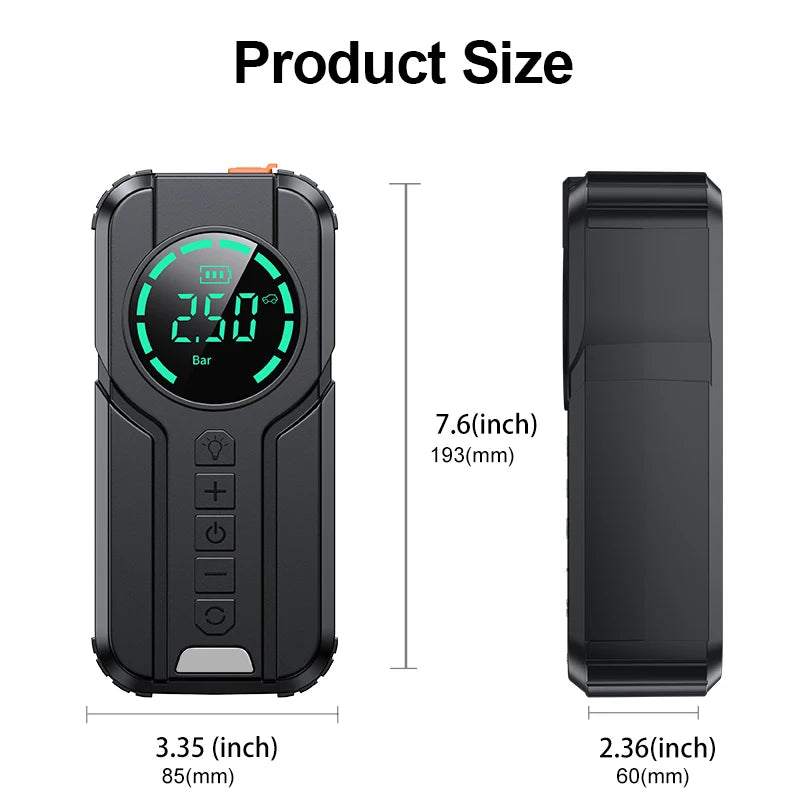 RescuePack™ — Kit Démarrage Auto 4-en-1 | Fixora.ma