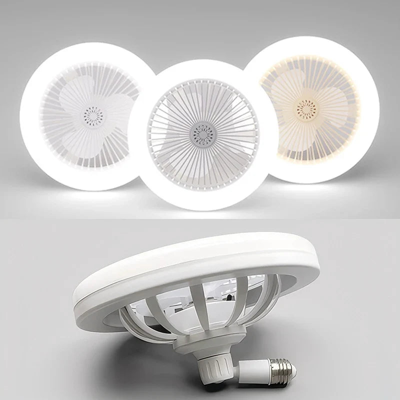 AeroLum™ — Lampe Ventilateur LED 3-en-1 avec Télécommande | Fixorama