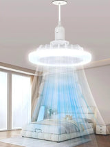 AeroLum™ — Lampe Ventilateur LED 3-en-1 avec Télécommande | Fixorama