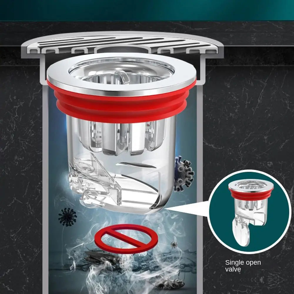 DrainGuard™ — Filtre Siphon Anti-Odeur | Fixora.ma