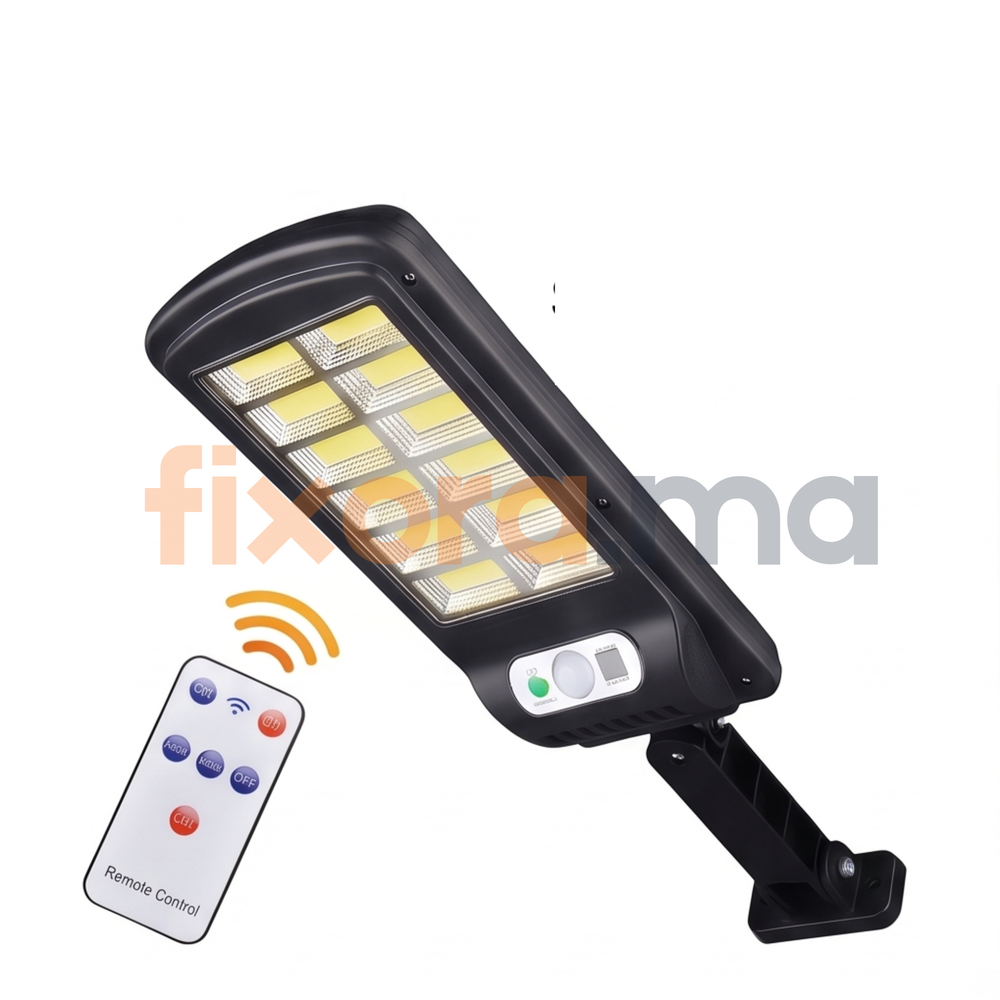 SolarGuard™ — Lampe Solaire 1008 LED (Détecteur Mouvement) | Fixora.ma