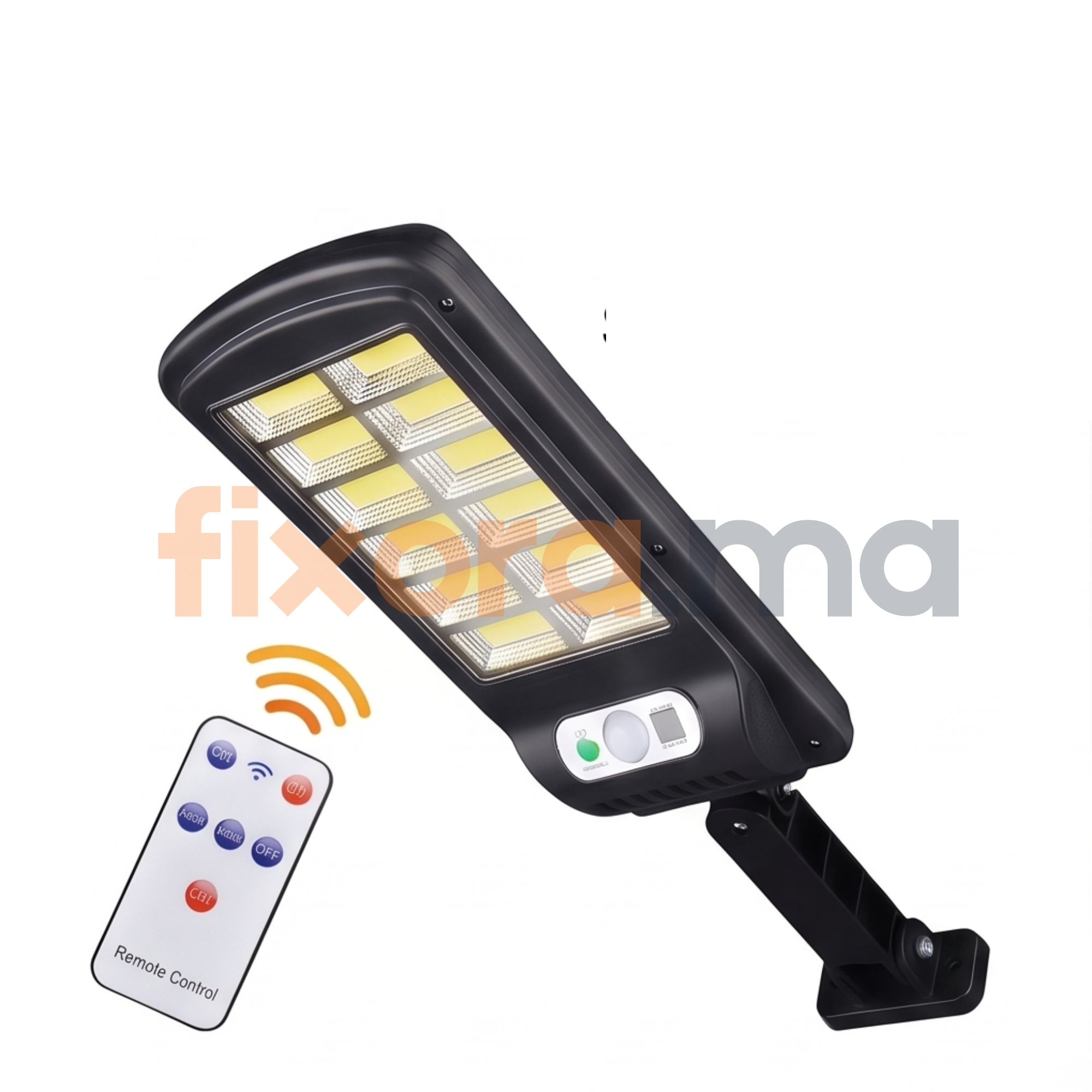 SolarGuard™ — Lampe Solaire 1008 LED (Détecteur Mouvement) | Fixora.ma