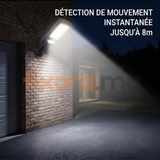 SolarGuard™ — Lampe Solaire 1008 LED (Détecteur Mouvement) | Fixora.ma